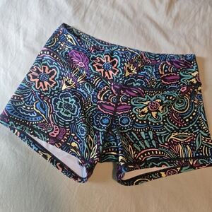 Born Primitve Colorful Floral Women's Shorts - Fair Condition